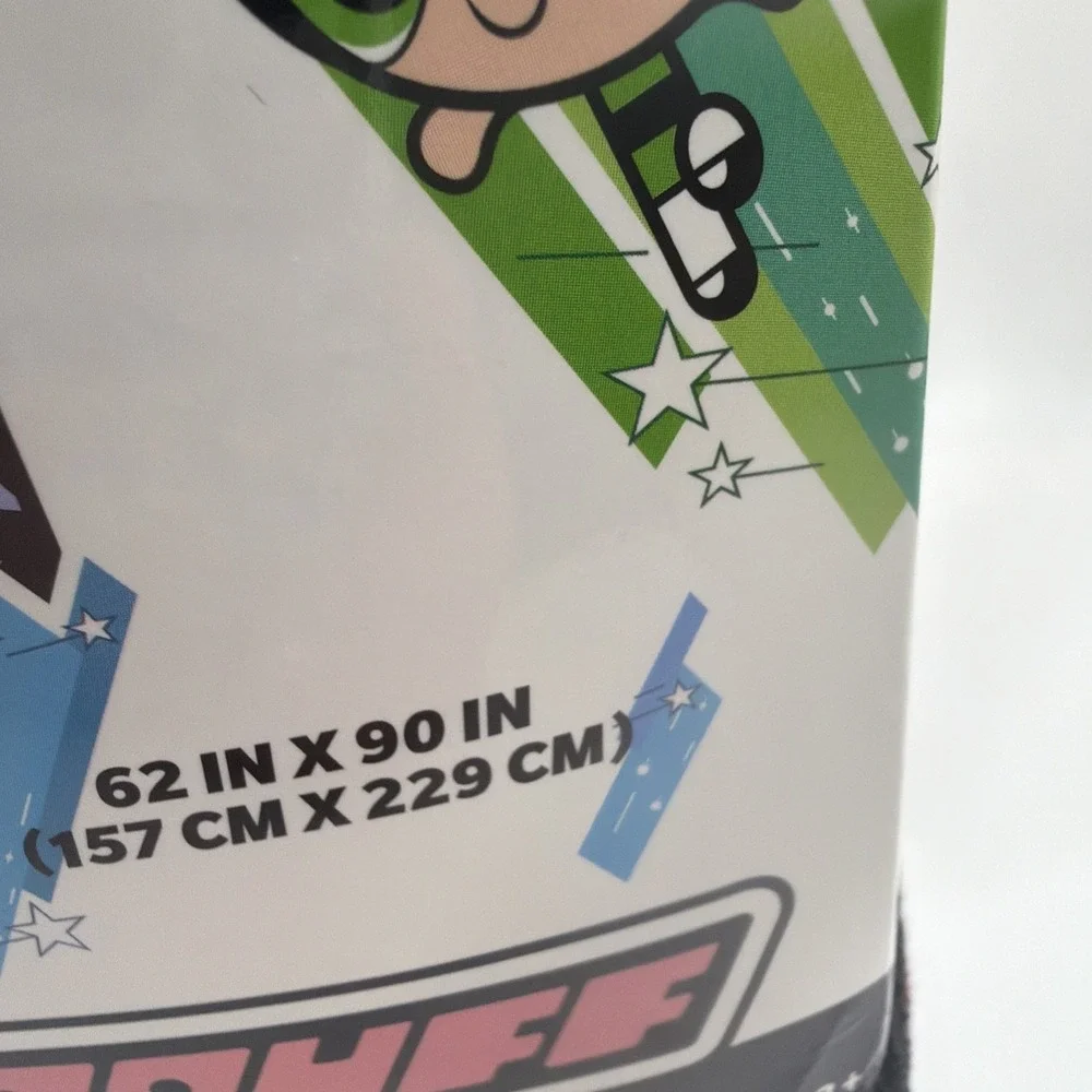 Powerpuff Girls Throw‎ Blanket Franco Collectibles Cartoon Network NWT